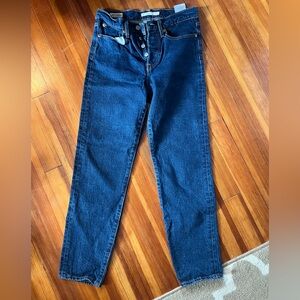 Levi's Blue Straight Leg Jeans Classic Fit